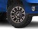 Fuel Wheels Vapor Matte Black Machined 5-Lug Wheel; 17x9; 1mm Offset (94-01 RAM 1500)