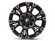 Fuel Wheels Vapor Matte Black Machined with Dark Tint 5-Lug Wheel; 20x10; -18mm Offset (94-01 RAM 1500)