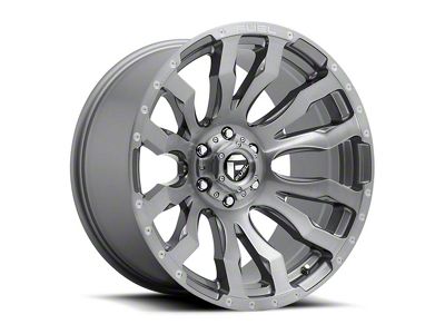 Fuel Wheels Blitz Platinum Brushed Gunmetal 8-Lug Wheel; 20x9; 1mm Offset (94-02 RAM 2500)