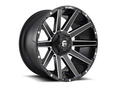 Fuel Wheels Contra Matte Black Milled 8-Lug Wheel; 20x9; 20mm Offset (94-02 RAM 2500)