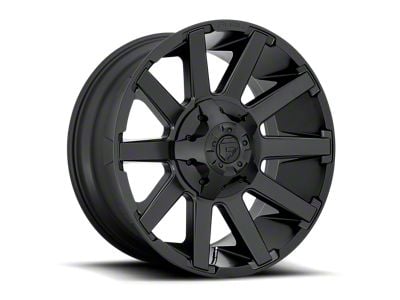 Fuel Wheels Contra Satin Black 8-Lug Wheel; 20x9; 20mm Offset (94-02 RAM 2500)