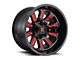 Fuel Wheels Hardline Gloss Black with Red Tint Clear 8-Lug Wheel; 20x9; 20mm Offset (94-02 RAM 2500)