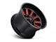 Fuel Wheels Hardline Gloss Black with Red Tint Clear 8-Lug Wheel; 20x9; 20mm Offset (94-02 RAM 2500)