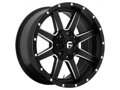 Fuel Wheels Maverick Matte Black Milled 8-Lug Wheel; 18x9; 20mm Offset (94-02 RAM 2500)