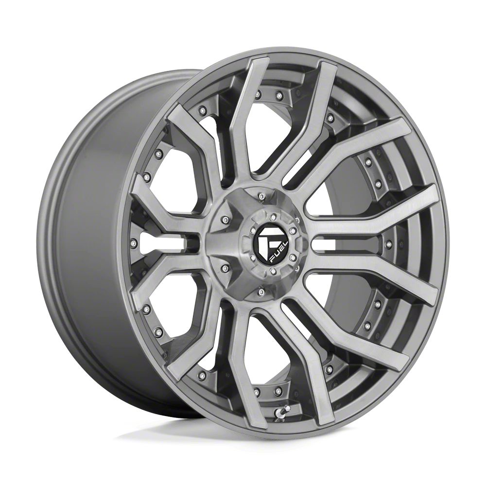 Fuel Wheels RAM 2500 Quake Gloss Black Milled 8-Lug Wheel; 18x9; 1mm ...