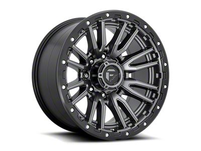 Fuel Wheels Rebel Matte Gunmetal 8-Lug Wheel; 20x10; -18mm Offset (94-02 RAM 2500)