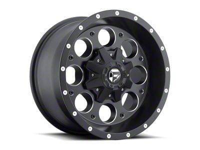 Fuel Wheels Revolver Matte Black Milled 8-Lug Wheel; 18x9; -12mm Offset (94-02 RAM 2500)