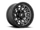 Fuel Wheels Covert Matte Gunmetal with Black Bead Ring 8-Lug Wheel; 20x9; 20mm Offset (94-02 RAM 3500 SRW)