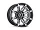 Fuel Wheels Fusion Forged Brawl Chrome with Gloss Black Lip 8-Lug Wheel; 24x12; -44mm Offset (94-02 RAM 3500 SRW)