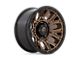 Fuel Wheels Traction Matte Bronze with Black Ring 8-Lug Wheel; 20x10; -18mm Offset (94-02 RAM 3500 SRW)