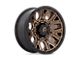 Fuel Wheels Traction Matte Bronze with Black Ring 8-Lug Wheel; 20x9; 1mm Offset (94-02 RAM 3500 SRW)