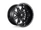 Fuel Wheels Triton Candy Red Milled 8-Lug Wheel; 24x12; -44mm Offset (94-02 RAM 3500 SRW)