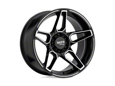 Fuel Wheels Twitch Blackout 8-Lug Wheel; 22x12; -44mm Offset (94-02 RAM 3500 SRW)