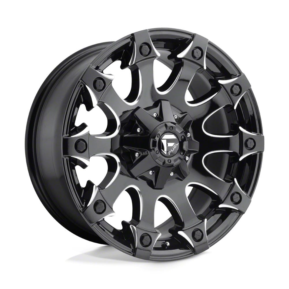 Fuel Wheels Ram 3500 Typhoon Gloss Black 8 Lug Wheel 22x10 18mm