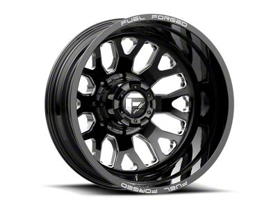 Fuel Wheels FF19D Gloss Black Milled 8-Lug Wheel; 22x12; -50mm Offset (99-07 F-250 Super Duty)