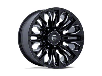 Fuel Wheels Flame Gloss Black Milled 8-Lug Wheel; 20x9; 1mm Offset (99-07 F-250 Super Duty)