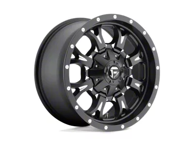 Fuel Wheels Krank Matte Black Milled 8-Lug Wheel; 20x10; -24mm Offset (99-07 F-250 Super Duty)