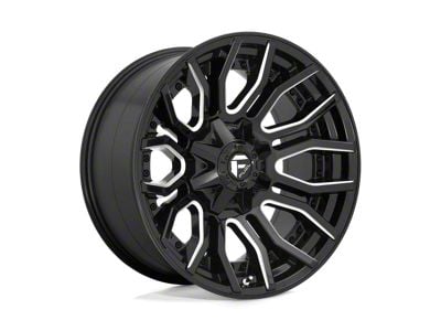 Fuel Wheels Rage Gloss Black Milled 8-Lug Wheel; 20x10; -18mm Offset (99-07 F-250 Super Duty)