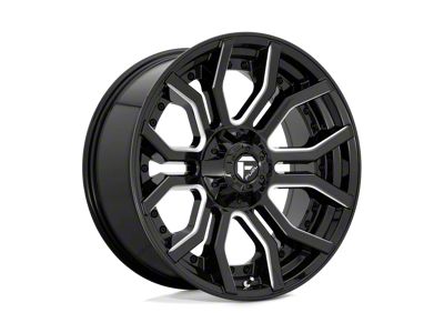 Fuel Wheels Rage Gloss Black Milled 8-Lug Wheel; 22x10; -18mm Offset (99-07 F-250 Super Duty)