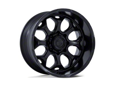 Fuel Wheels Scepter Blackout 8-Lug Wheel; 22x12; -44mm Offset (99-07 F-250 Super Duty)