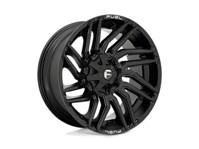 Fuel Wheels Typhoon Gloss Black 8-Lug Wheel; 22x10; -18mm Offset (99-07 F-250 Super Duty)