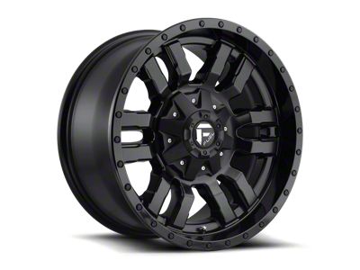 Fuel Wheels Sledge Gloss Matte Black 8-Lug Wheel; 18x9; 20mm Offset (99-07 F-350 Super Duty SRW)