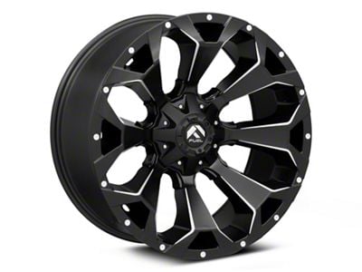 Fuel Wheels Assault Matte Black Milled 6-Lug Wheel; 22x10; -22mm Offset (99-06 Sierra 1500)