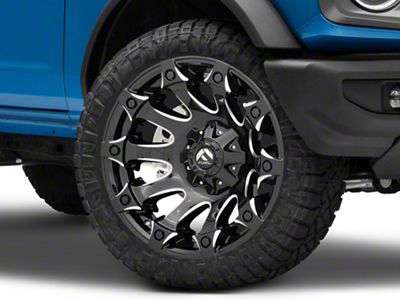 Fuel Wheels Battle Axe Gloss Black Milled 6-Lug Wheel; 22x12; -44mm Offset (99-06 Sierra 1500)