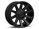 Fuel Wheels Contra Satin Black 6-Lug Wheel; 20x9; 19mm Offset (99-06 Sierra 1500)