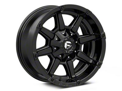 Fuel Wheels Coupler Gloss Black 6-Lug Wheel; 18x9; 1mm Offset (99-06 Sierra 1500)