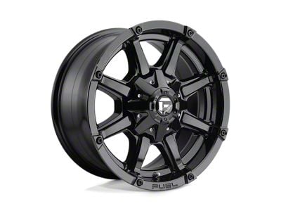 Fuel Wheels Coupler Gloss Black 6-Lug Wheel; 20x9; 19mm Offset (99-06 Sierra 1500)