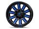 Fuel Wheels Hardline Gloss Black with Blue Tinted Clear 6-Lug Wheel; 20x9; 20mm Offset (99-06 Sierra 1500)