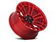 Fuel Wheels Heater Candy Red Machined 6-Lug Wheel; 17x9; -12mm Offset (99-06 Sierra 1500)