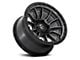 Fuel Wheels Piston Matte Gunmetal with Gloss Black Lip 6-Lug Wheel; 17x9; -12mm Offset (99-06 Sierra 1500)