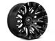 Fuel Wheels Quake Gloss Black Milled 6-Lug Wheel; 20x9; 1mm Offset (99-06 Sierra 1500)