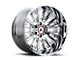 Fuel Wheels Rebar Gloss Black Milled 6-Lug Wheel; 22x12; -44mm Offset (99-06 Sierra 1500)