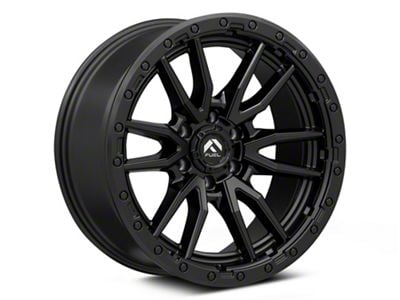 Fuel Wheels Rebel Matte Black 6-Lug Wheel; 20x9; 1mm Offset (99-06 Sierra 1500)