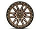 Fuel Wheels Rebel Matte Bronze with Black Bead Ring 6-Lug Wheel; 17x9; 1mm Offset (99-06 Sierra 1500)