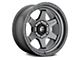 Fuel Wheels Shok Matte Anthracite 6-Lug Wheel; 17x10; -18mm Offset (99-06 Sierra 1500)