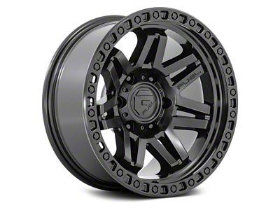 Fuel Wheels Syndicate Blackout 6-Lug Wheel; 17x9; 1mm Offset (99-06 Sierra 1500)