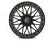 Fuel Wheels Trigger Matte Black Dark Tint 6-Lug Wheel; 17x9; -12mm Offset (99-06 Sierra 1500)