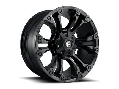 Fuel Wheels Vapor Matte Black 6-Lug Wheel; 18x8; 35mm Offset (99-06 Sierra 1500)