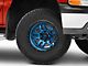 Fuel Wheels Ammo Gloss Blue with Black Bead Ring 6-Lug Wheel; 17x9; -12mm Offset (99-06 Silverado 1500)