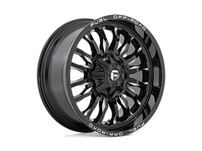 Fuel Wheels Arc Gloss Black Milled 6-Lug Wheel; 20x9; 1mm Offset (99-06 Silverado 1500)