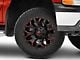 Fuel Wheels Assault Matte Black Red Milled 6-Lug Wheel; 18x9; -13mm Offset (99-06 Silverado 1500)