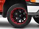 Fuel Wheels Fusion Forged Catalyst Matte Black with Candy Red Lip 6-Lug Wheel; 20x10; -18mm Offset (99-06 Silverado 1500)