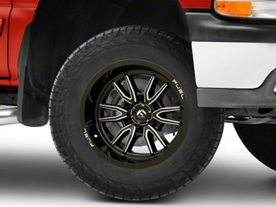 Fuel Wheels Clash Gloss Black Milled 6-Lug Wheel; 18x9; -12mm Offset (99-06 Silverado 1500)