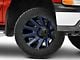 Fuel Wheels Contra Gloss Black with Blue Tinted Clear 6-Lug Wheel; 20x9; 2mm Offset (99-06 Silverado 1500)