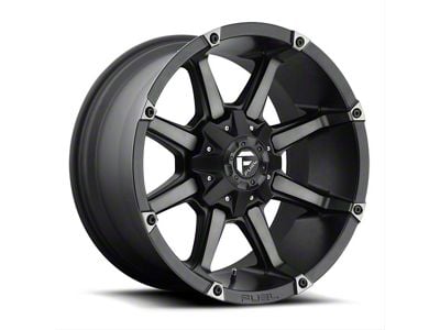 Fuel Wheels Coupler Matte Black Double Dark Tint 6-Lug Wheel; 18x9; 1mm Offset (99-06 Silverado 1500)