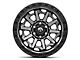 Fuel Wheels Covert Matte Gunmetal with Black Bead Ring 6-Lug Wheel; 17x9; 1mm Offset (99-06 Silverado 1500)